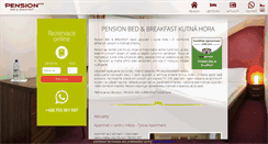 Desktop Screenshot of bed-breakfast.cz
